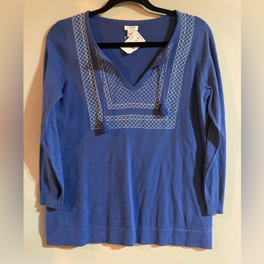 NWT J.Crew Stitched Knot Top